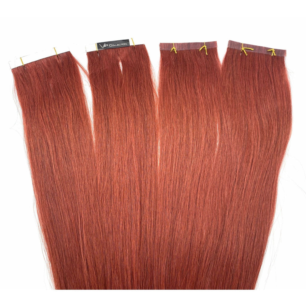 VIP TapeX System – Tape-In Human Hair Extensions, Straight 18"