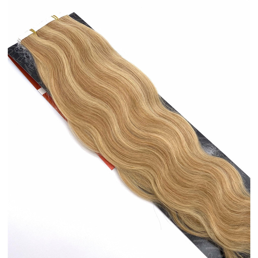 VIP TapeX System – Tape-In Human Hair Extensions, Wavy 18"
