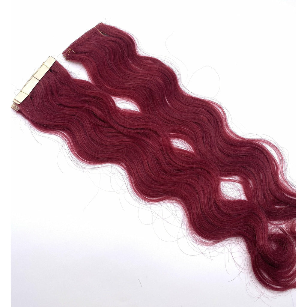 VIP TapeX System – Tape-In Human Hair Extensions, Wavy 18"