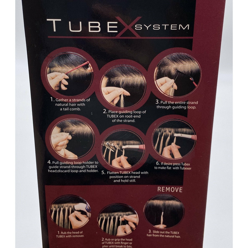 VIP TubeX Human Hair Shrink Fusion Extensions, Straight 18"