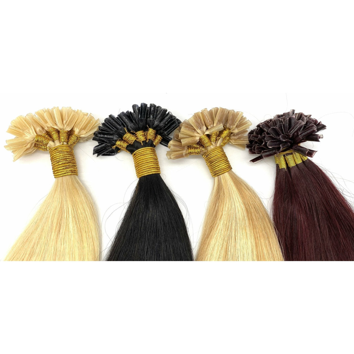 VIP U-Tip System – Keratin Human Hair Extensions, Straight 18"
