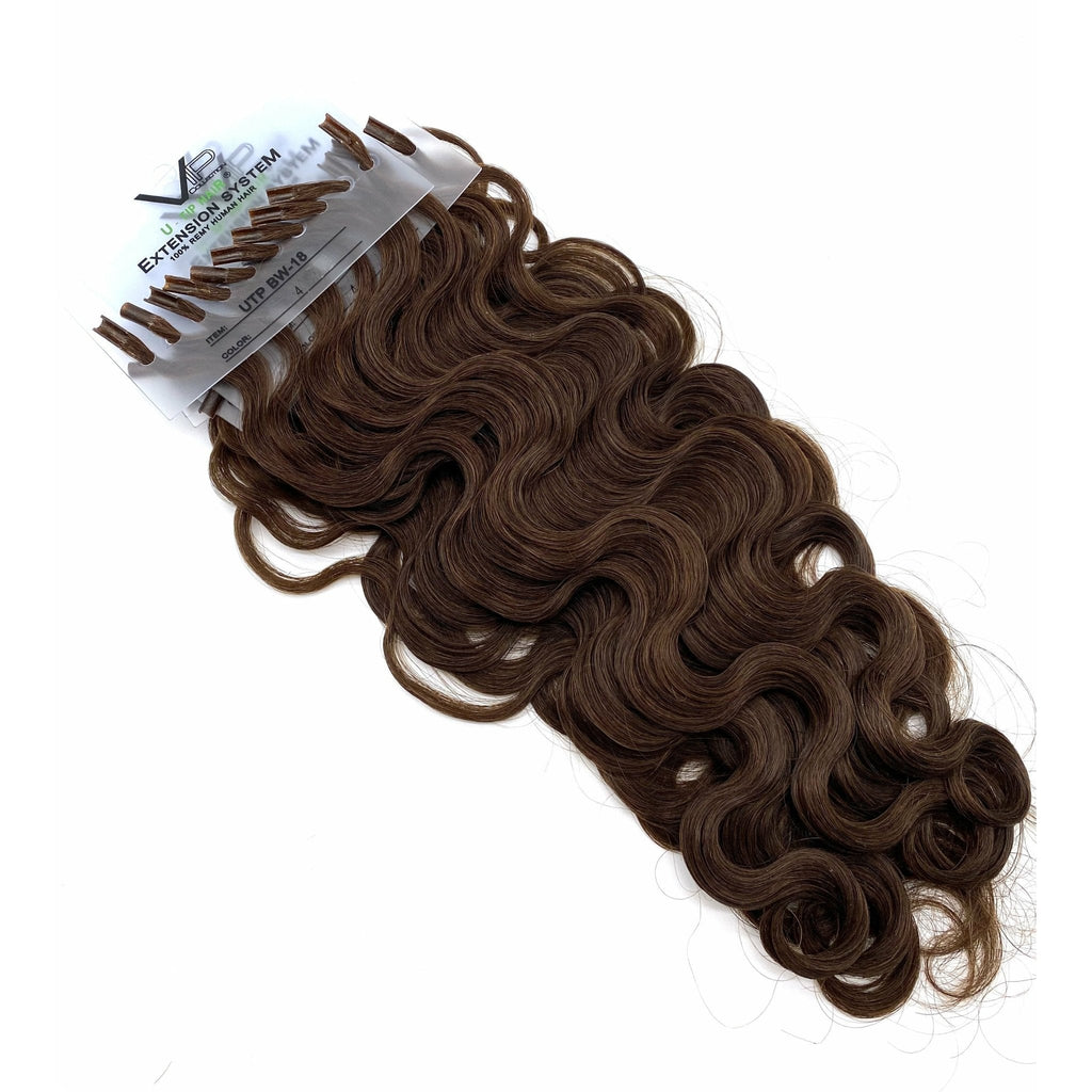 VIP U-Tip System – Keratin Human Hair Extensions, Wavy 18"