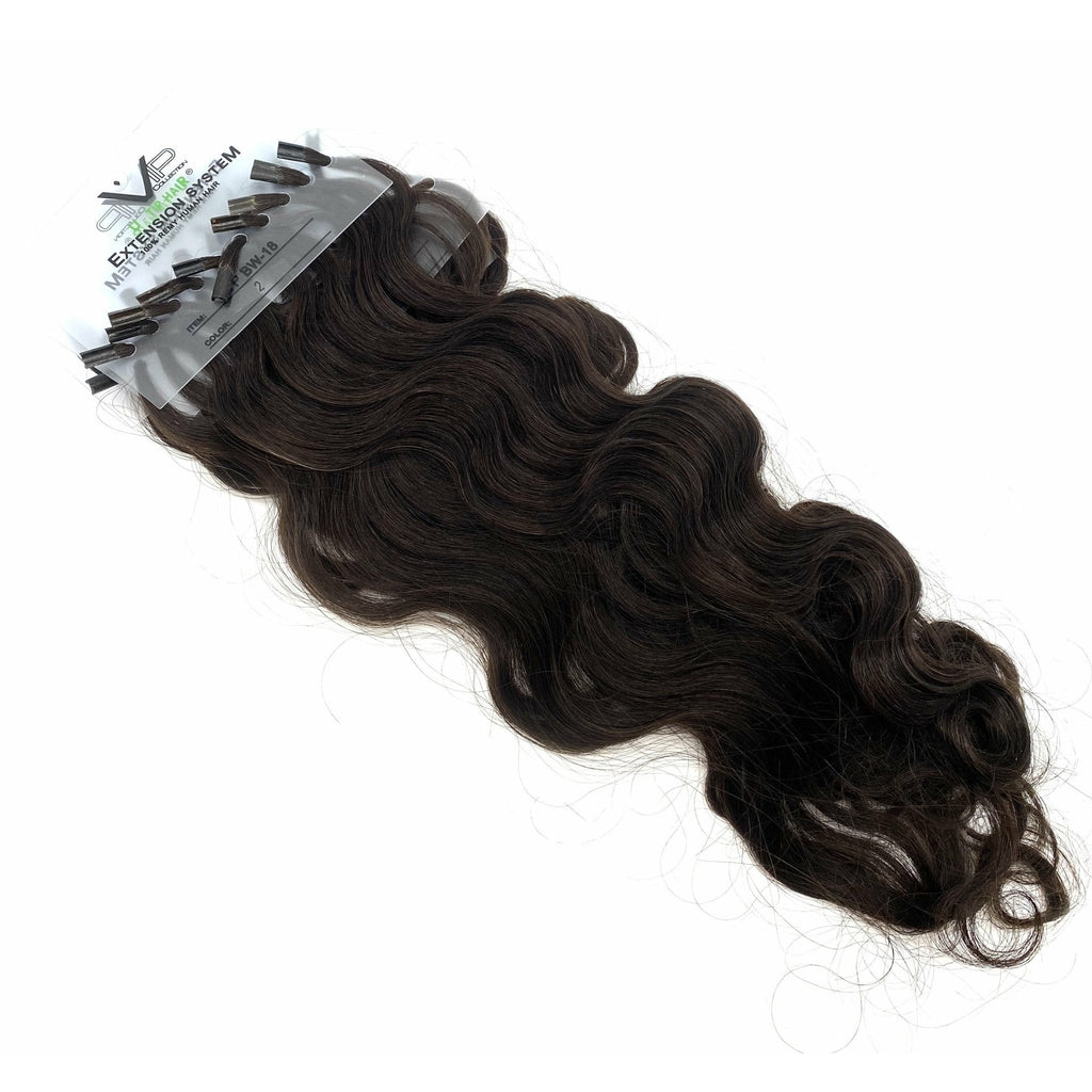 VIP U-Tip System – Keratin Human Hair Extensions, Wavy 18"