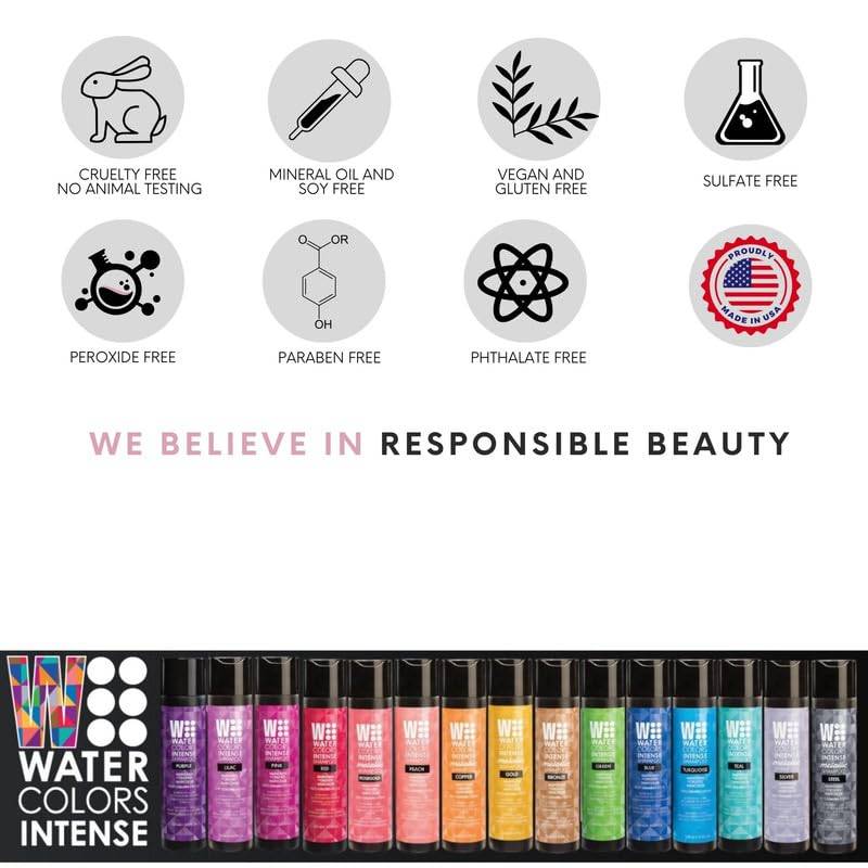 Watercolors Intense Metallic Color Depositing Shampoo, Silver, 8.5 oz
