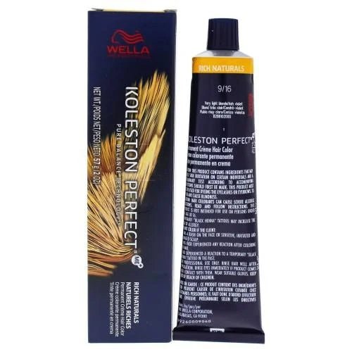 Wella Koleston Perfect Permanent Hair Color 9/16 Very Light Blonde Ash Violet