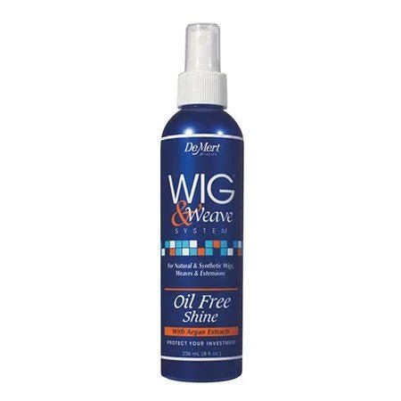 DeMert Wig & Weave Oil-Free Shine Spray with Argan Extracts, 8 oz